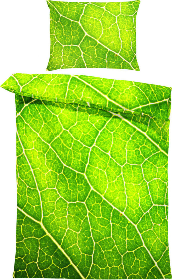 IMPAR Obliečky List, 140 × 200 cm + 90 × 70 cm
