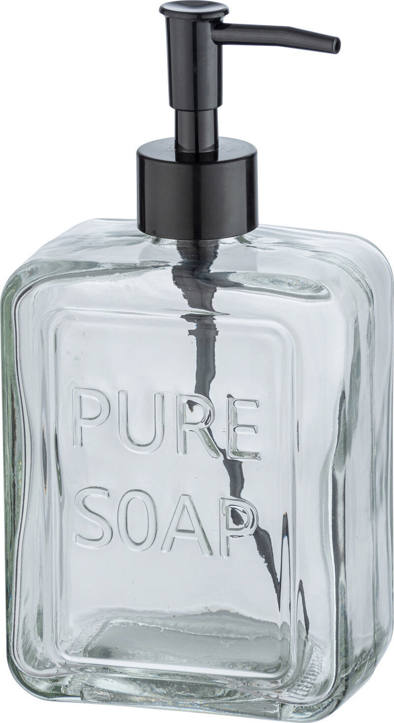 Wenko Dávkovač tekutého mýdla Pure 550 ml transparentní
