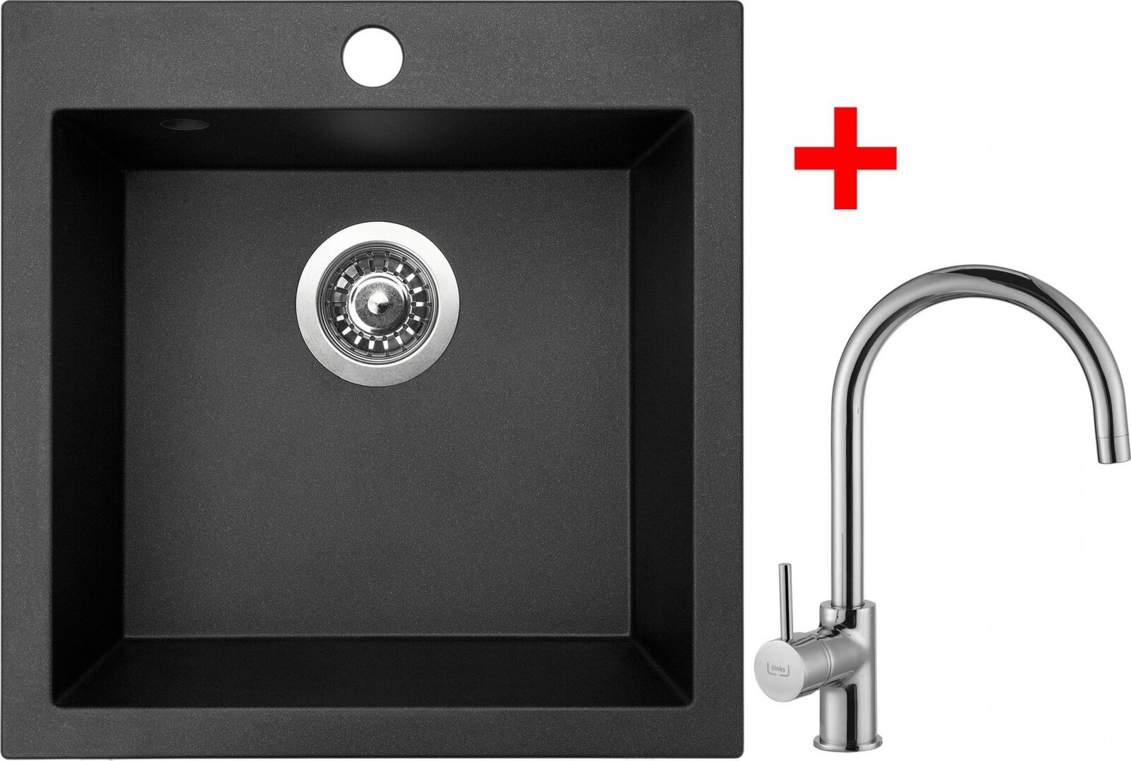 Sinks Viva 455 Metalblack + Vitalia