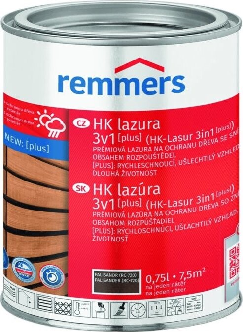 Remmers HK Lazura 3v1 [plus] 0,75 l Palisander / Palisandr
