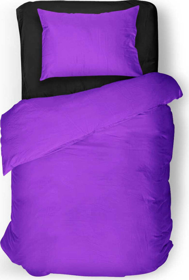 IMPAR Obliečky purpurové neónové, 140 × 200 cm + 90 × 70 cm