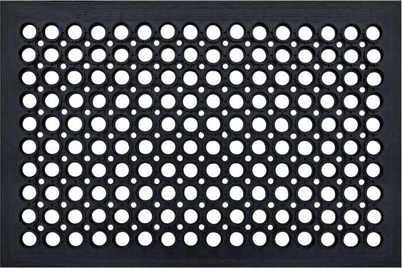 DuraHome Domino Rohož guma s nájezdem, 40 × 60 × 1,3 cm
