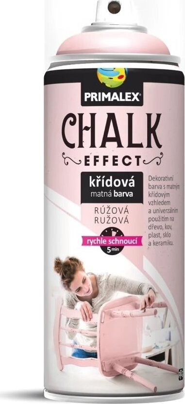 Primalex Sprej křídová MAT růžová 400 ml