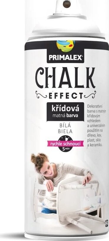 Primalex Sprej křídová MAT bílá 400 ml
