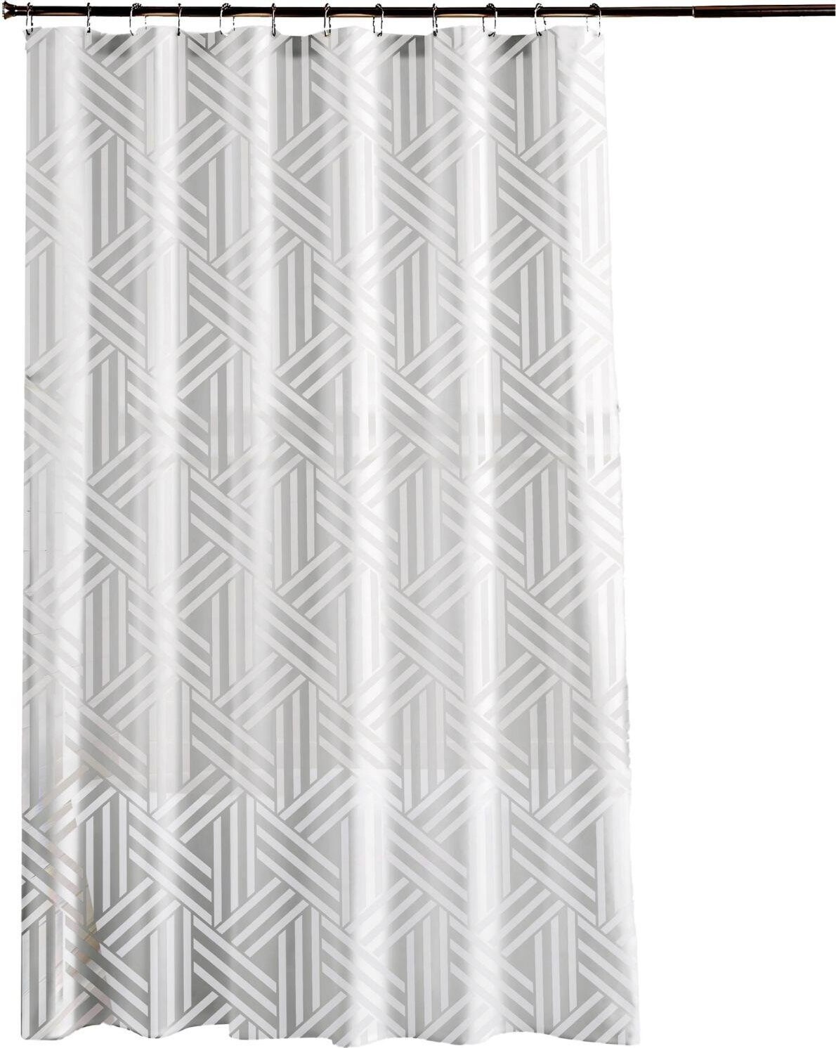 DuraHome Závěs koupelnový 180 × 200 cm Peva - HW1522, Silver