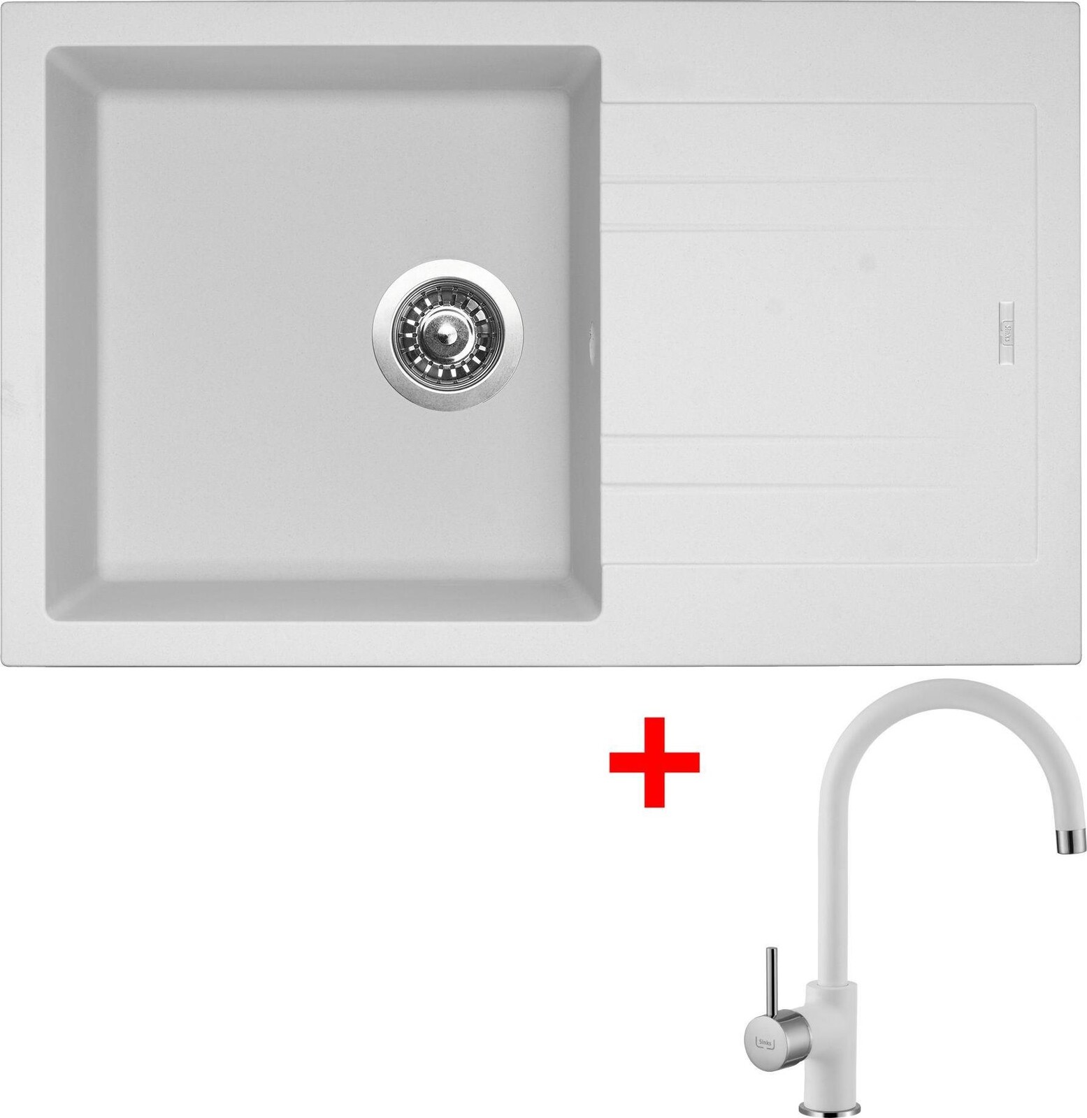 Sinks Linea 780 Milk + Vitalia GR