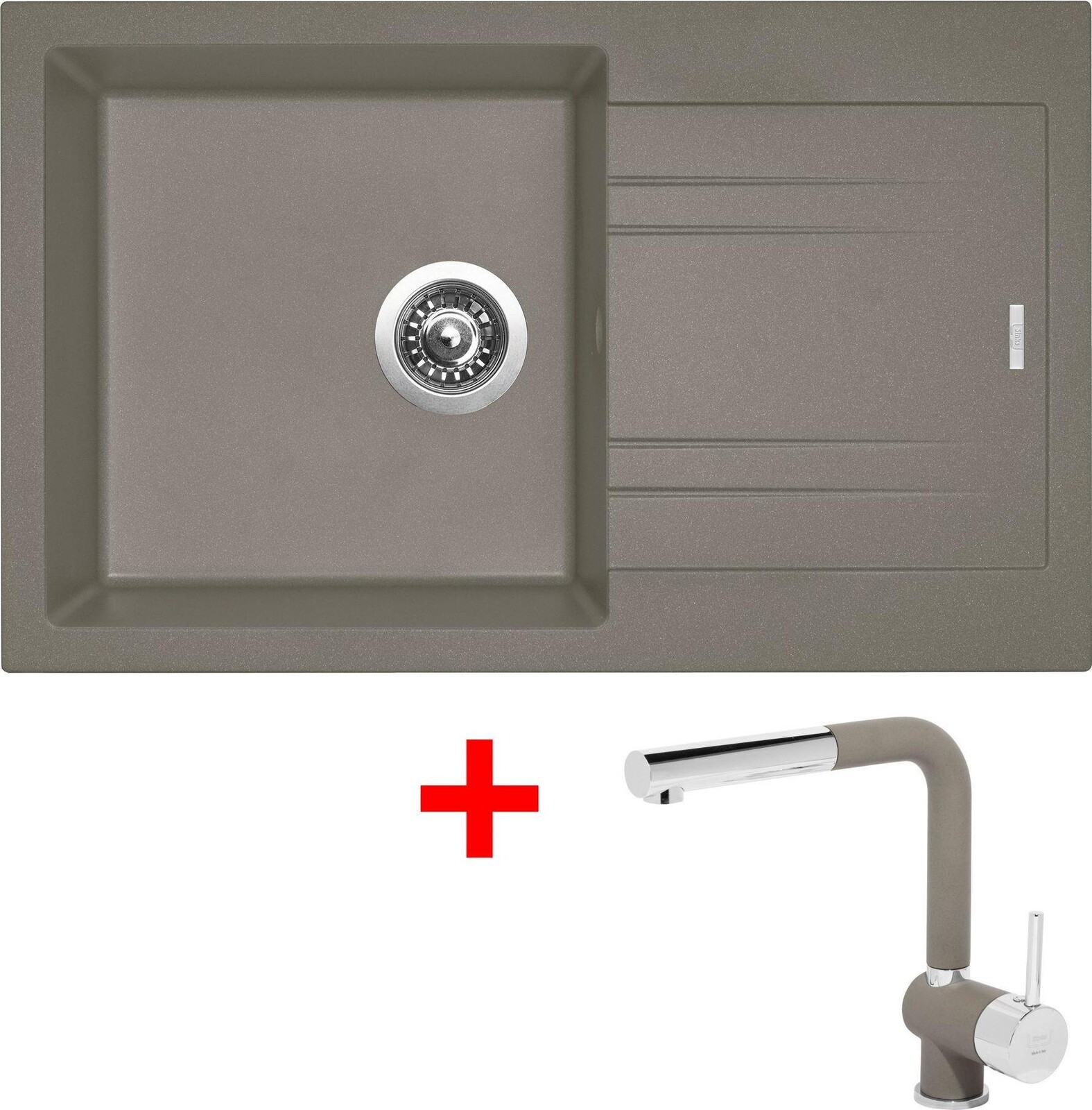 Sinks Linea 780 Truffle + Mix 3 P GR