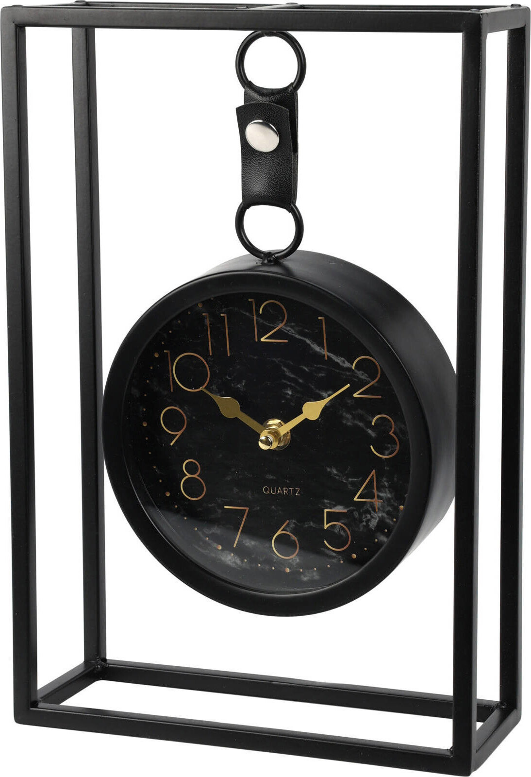 Home Styling Collection Nástenné hodiny s kovovou konštrukciou, 21 × 31 cm