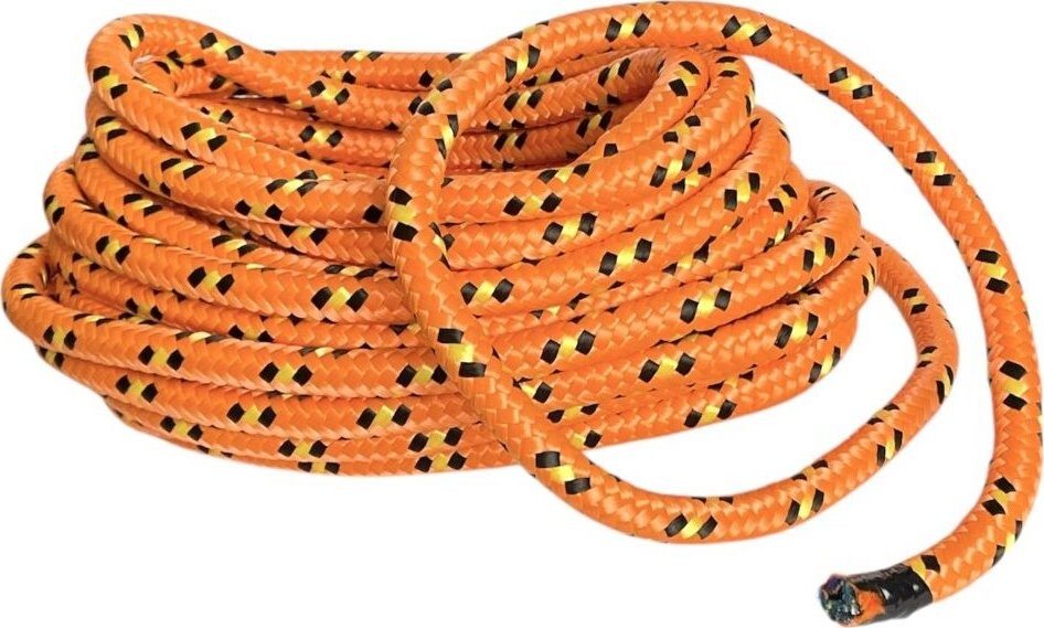 BKshop PPF 20 Polypropylenové lano pletené s jádrem, průměr 20 mm, 20 m oranžové