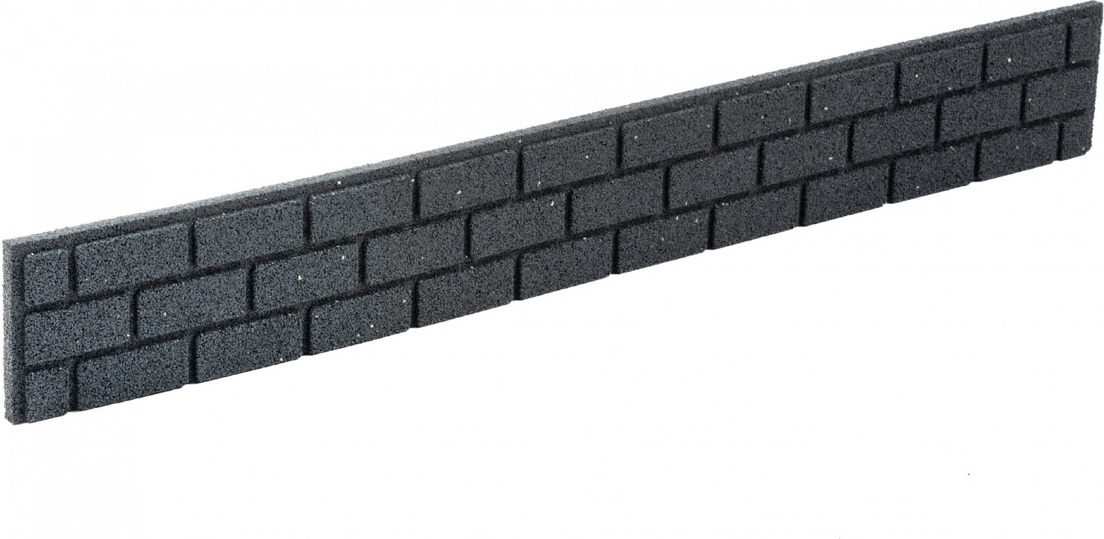 MULTY HOME Bricks Trávníkový lem se spojkou a hřeby 120 × 15 cm, šedý