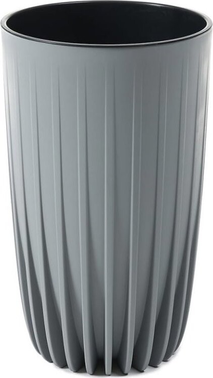 Lamela Květináč MIRA průměr 25 cm, vysoký, šedý