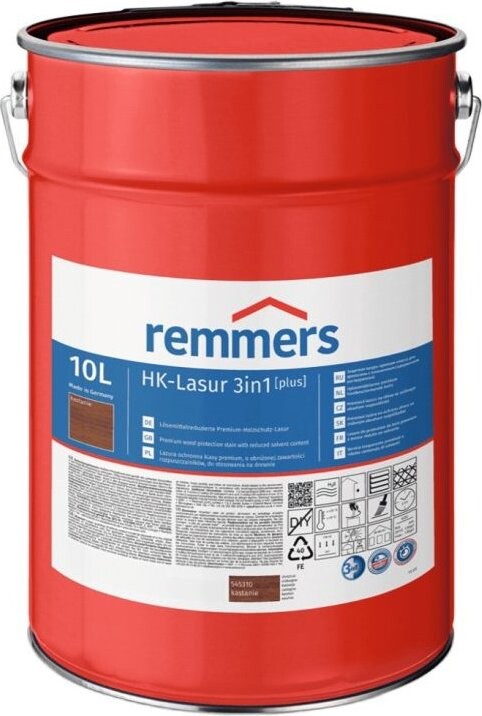 Remmers HK Lazura 3v1 [plus] 10 l Kastanie / Kaštan
