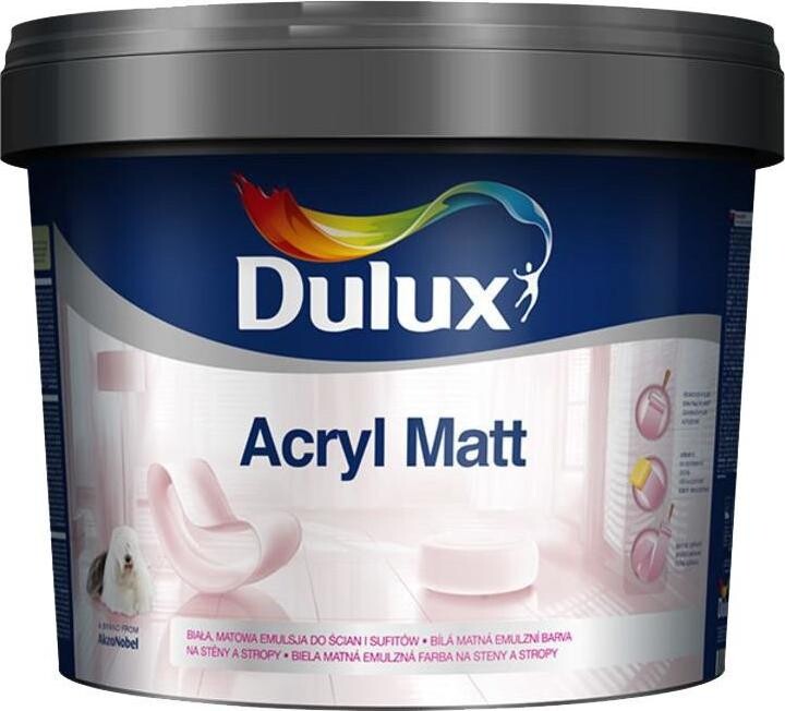 Dulux – Acryl matt 5 l, white