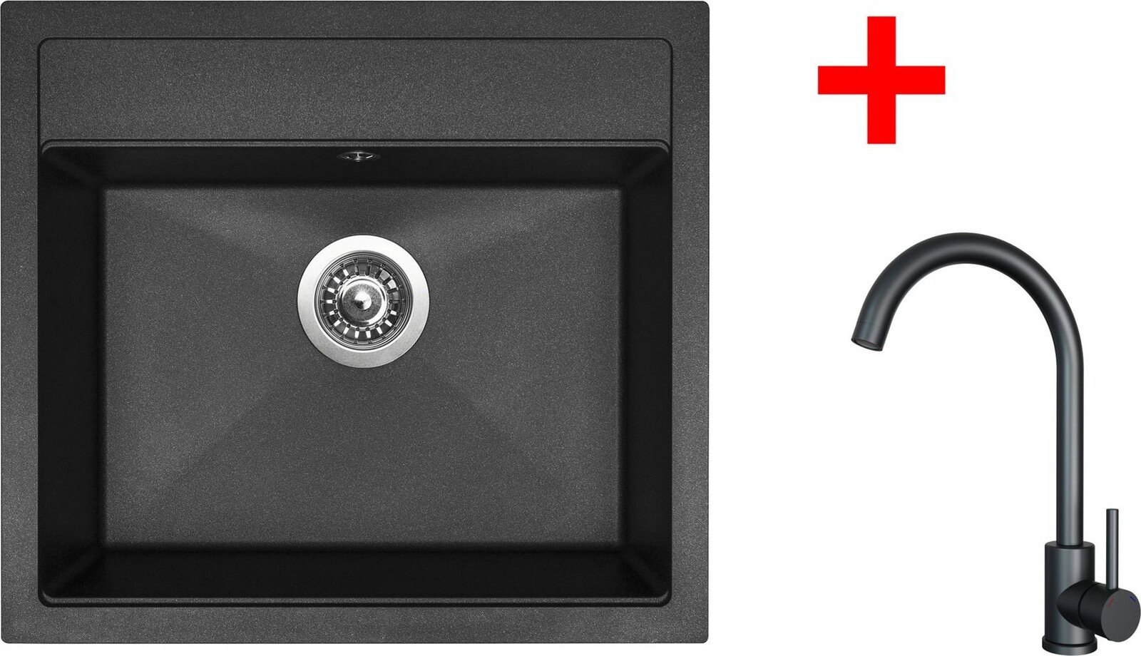 Sinks Solo 560 Granblack + Arco čierny matný