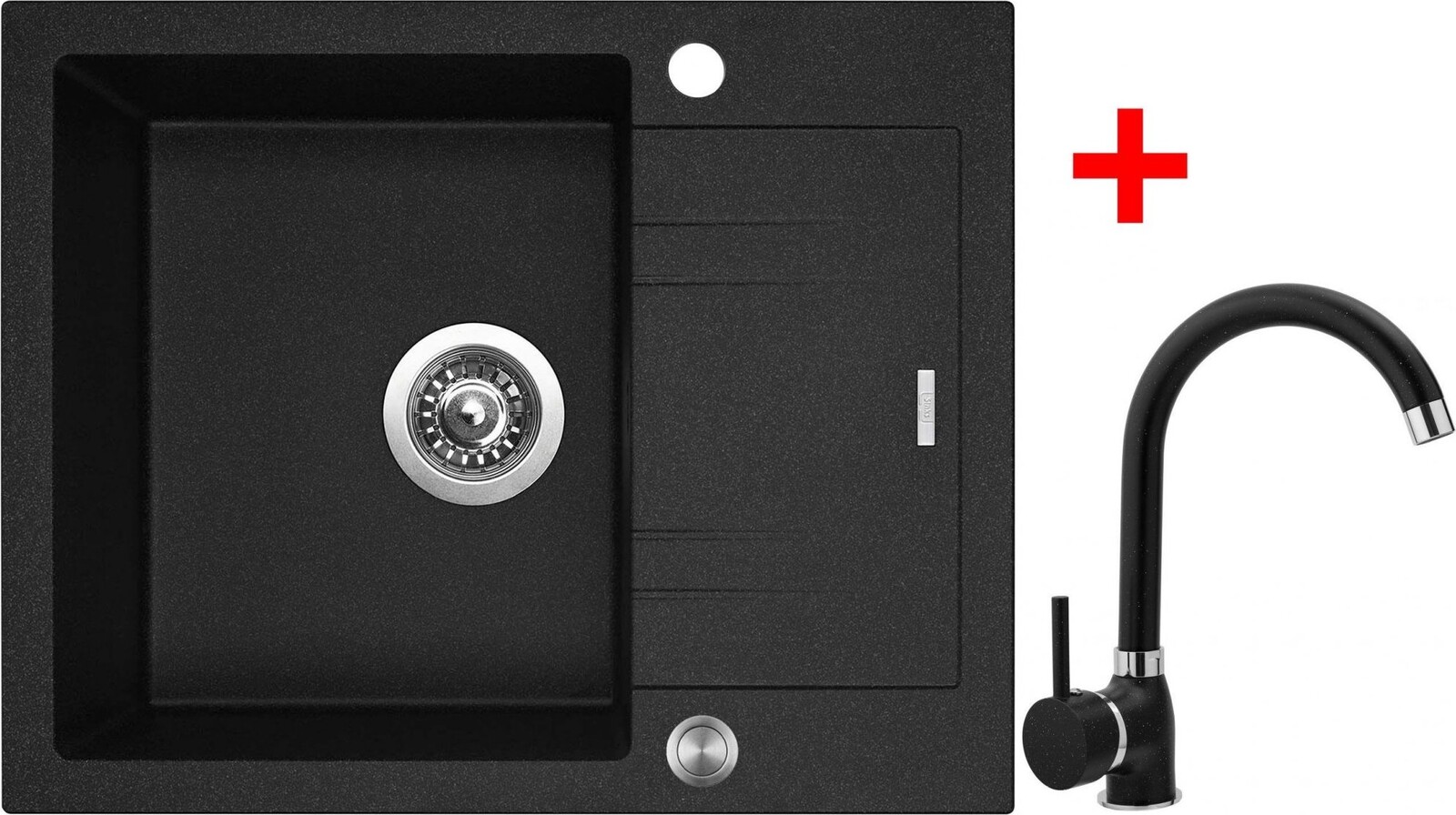 Sinks Linea 600 XC Granblack + Polo GR