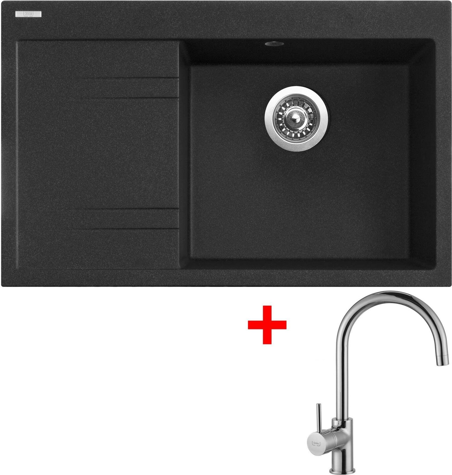 Sinks Rim 780 P Granblack + Vitalia
