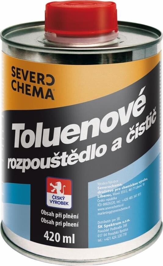 Severochema Toluénové rozpúšťadlo a čistič 420 ml