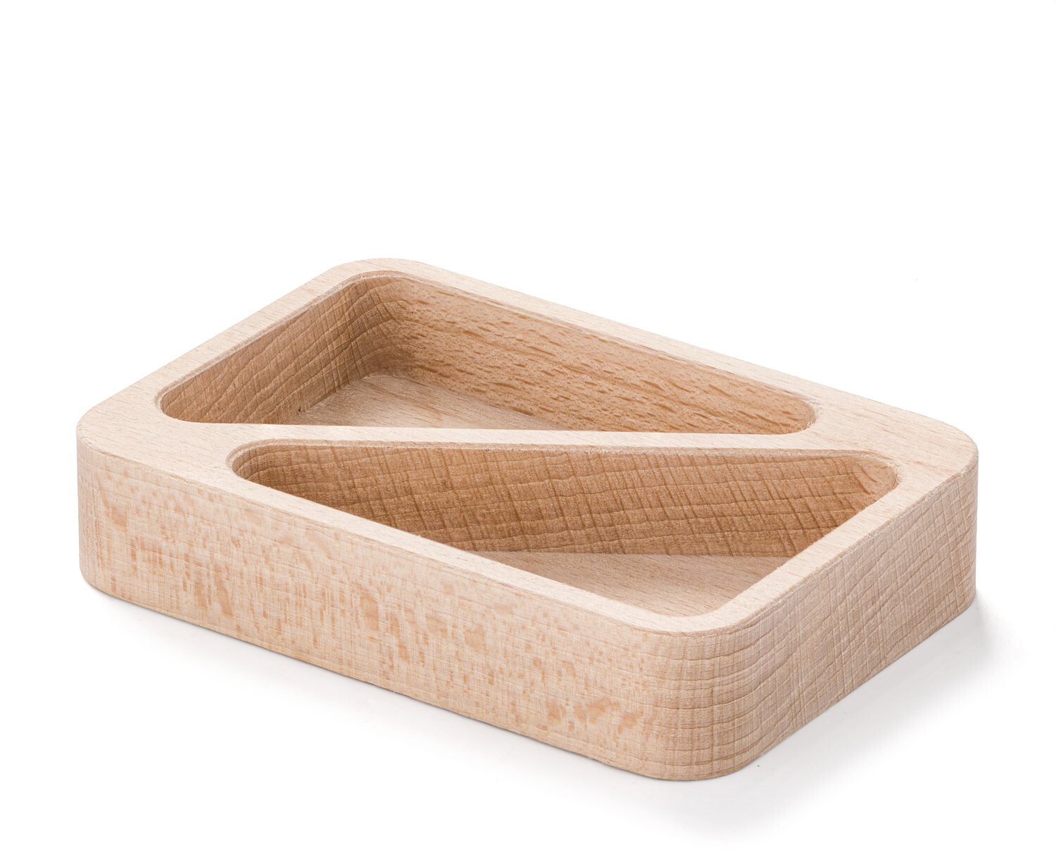 Metrie Kvida-3110 Dřevěná miska, masivní dřevo, rozměr 100 × 70 mm