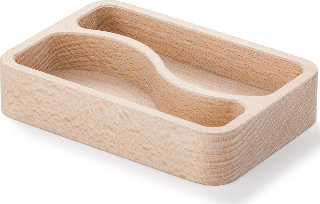 Metrie Kvida-4110 Dřevěná miska, masivní dřevo, rozměr 100 × 70 mm
