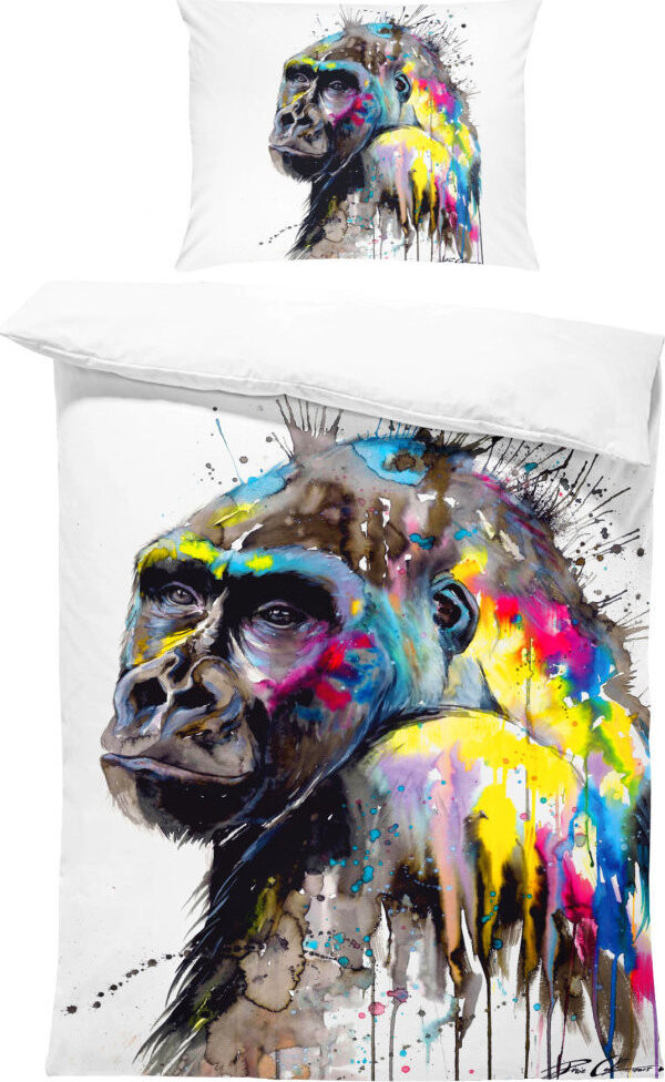 IMPAR Obliečky Gorila art, 140 × 200 cm + 90 × 70 cm