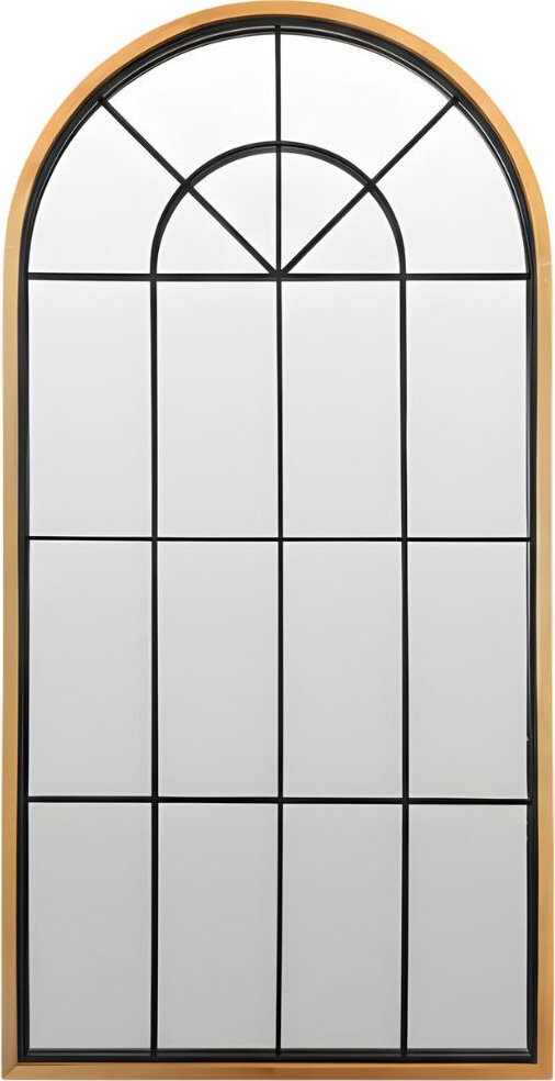Edaxo Velké dekorativní nástěnné zrcadlo ARCUS, 110 × 56 cm