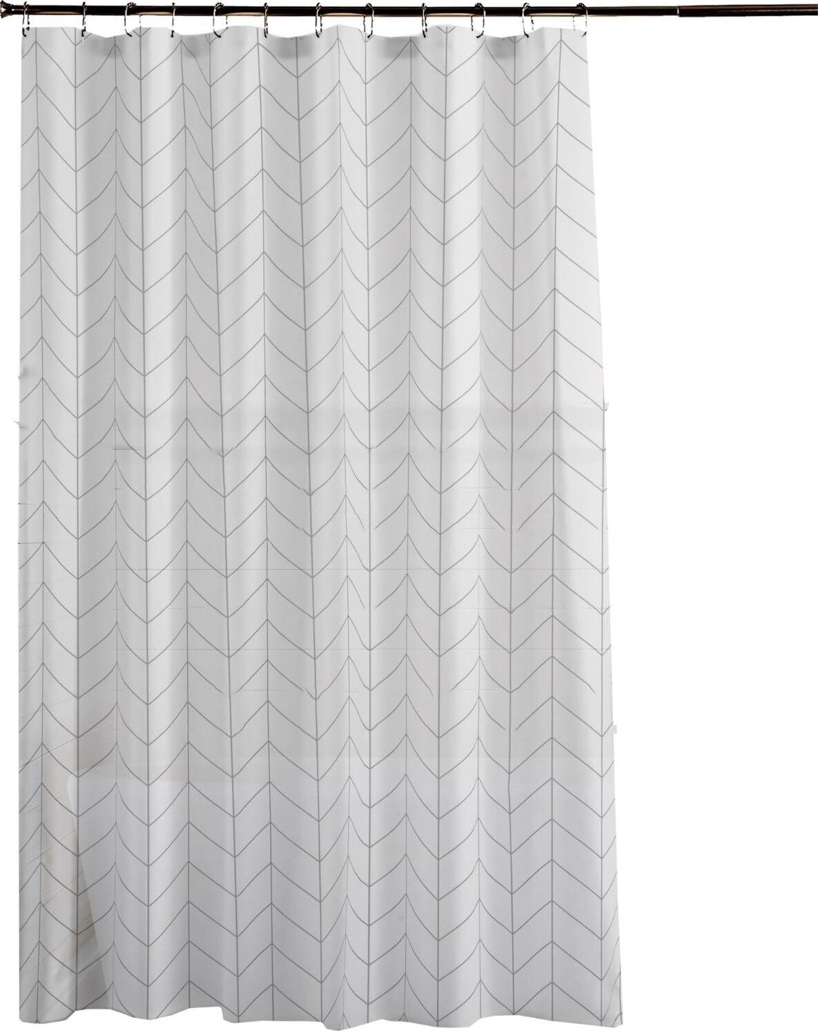 DuraHome Závěs koupelnový 180 × 200 cm Peva - HW1520, Silver