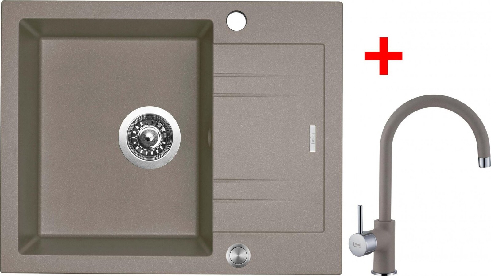Sinks Linea 600 XC Truffle + Vitalia GR