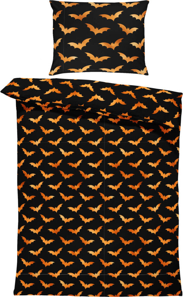 IMPAR Obliečky Halloween bats, 140 × 200 cm + 90 × 70 cm
