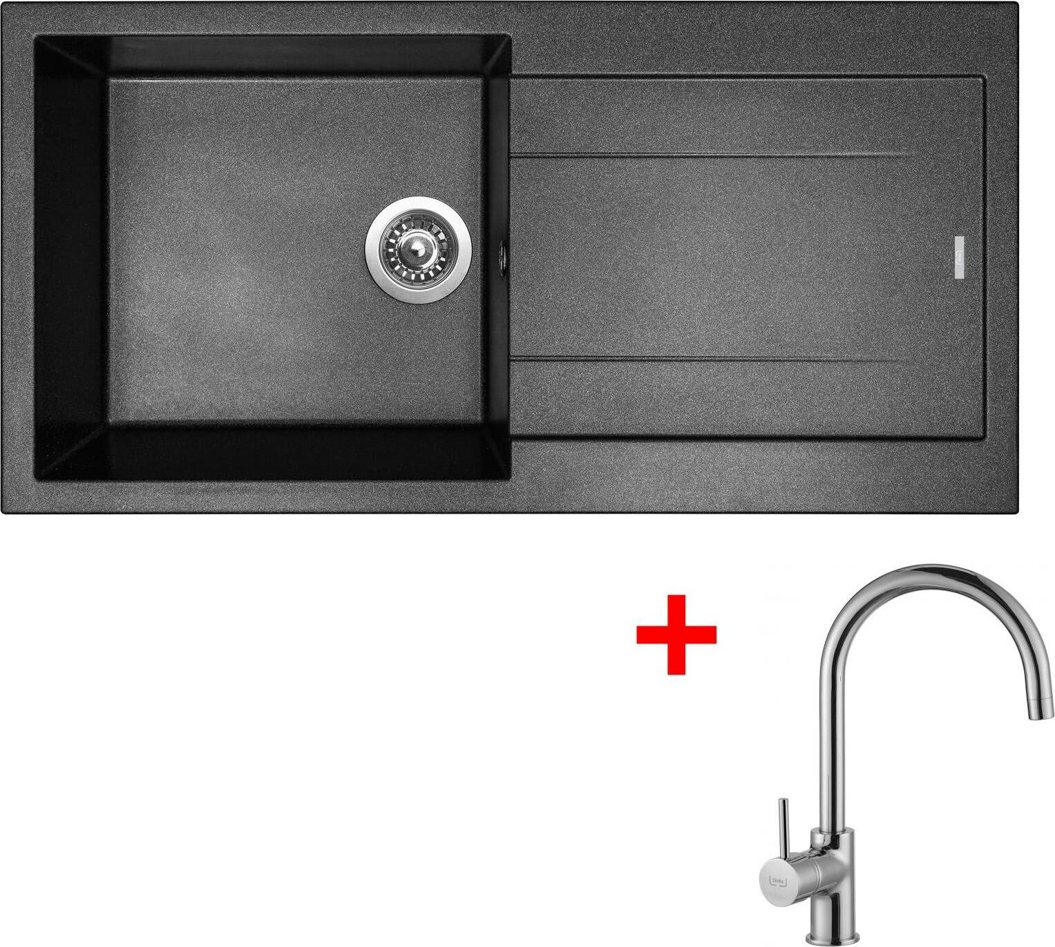 Sinks Amanda 990 Metalblack + Vitalia