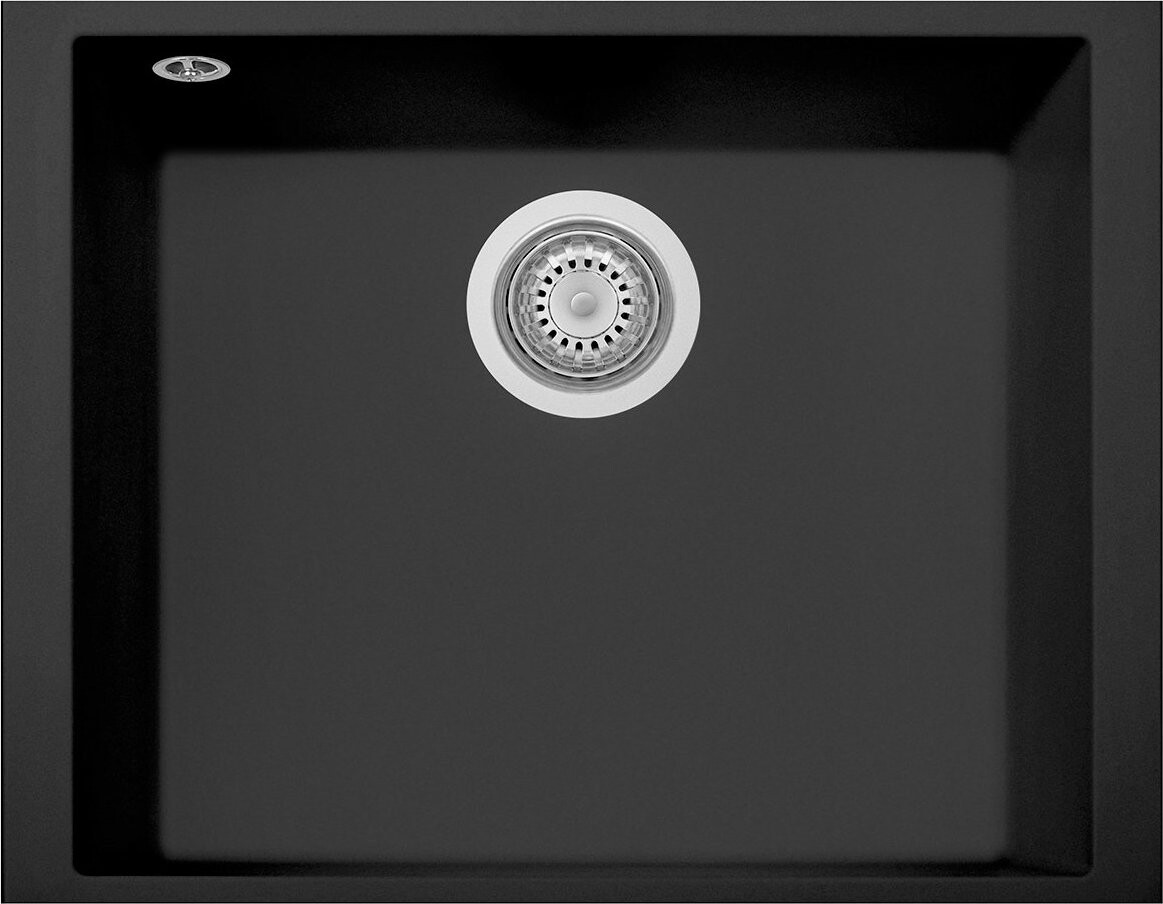 SINKS Cube 490U Nanoblack na spodnú montáž