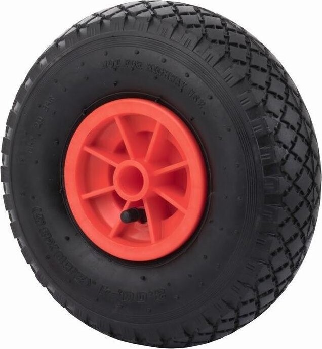 WALTECO Nafukovací kolo, kluzné ložisko, průměr 260 mm, nosnost 150 kg