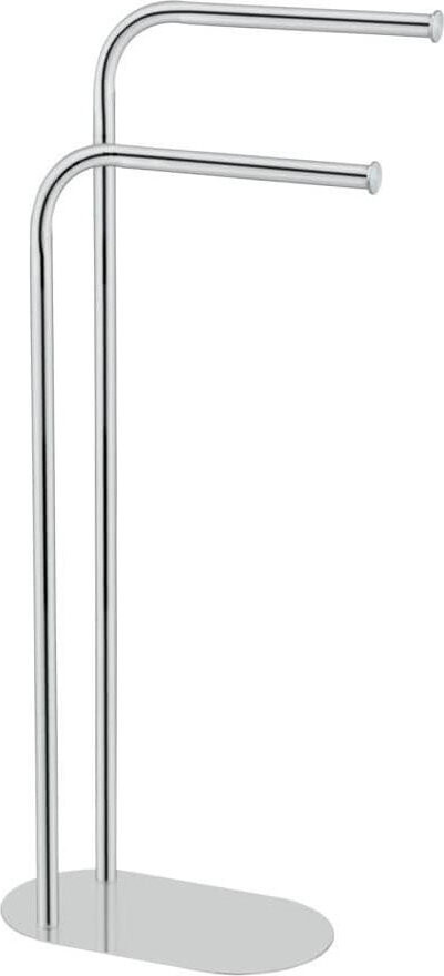 Wenko Kovový stojan na ručníky Levante, výška 79 cm, stříbrný