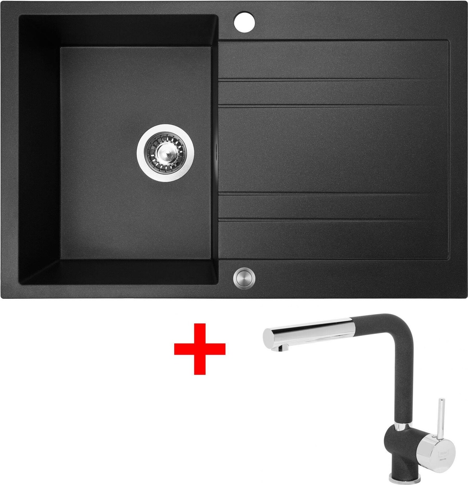 Sinks Grande 800 XC Metalblack + Mix 3 P GR