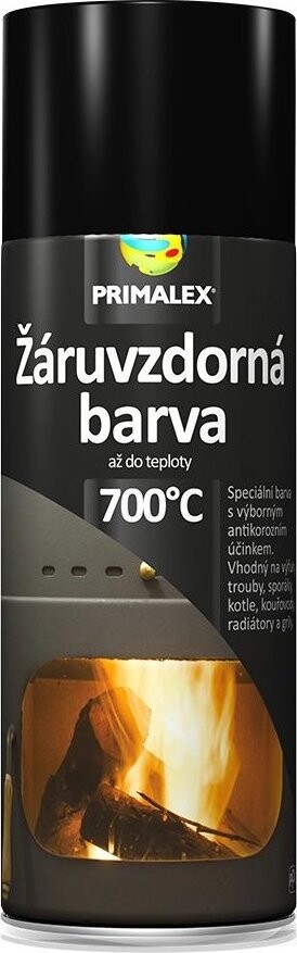Primalex Sprej žáruvzdorná černá 400 ml