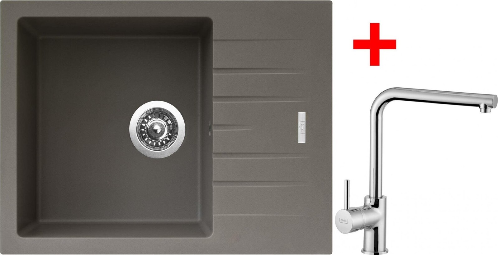 Sinks Perfecto 650 Truffle + Elka