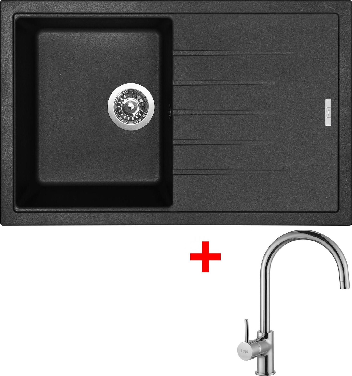 Sinks Best 780 Pureblack + Vitalia