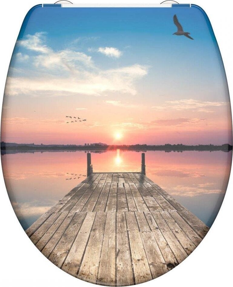 WC sedadlo SCHÜTTE SUNSET SKY | Duroplast, Soft Close