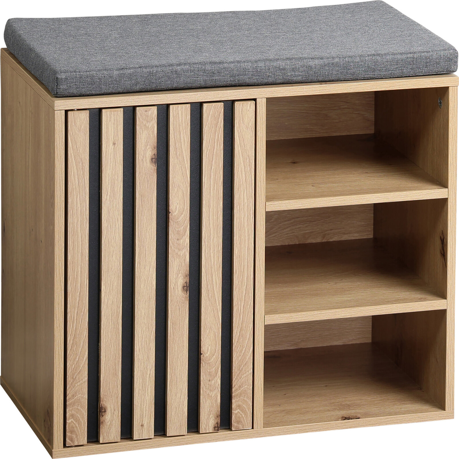 KESPER Botník so sedadlom moderný 51,5 × 29,5 × 48 cm