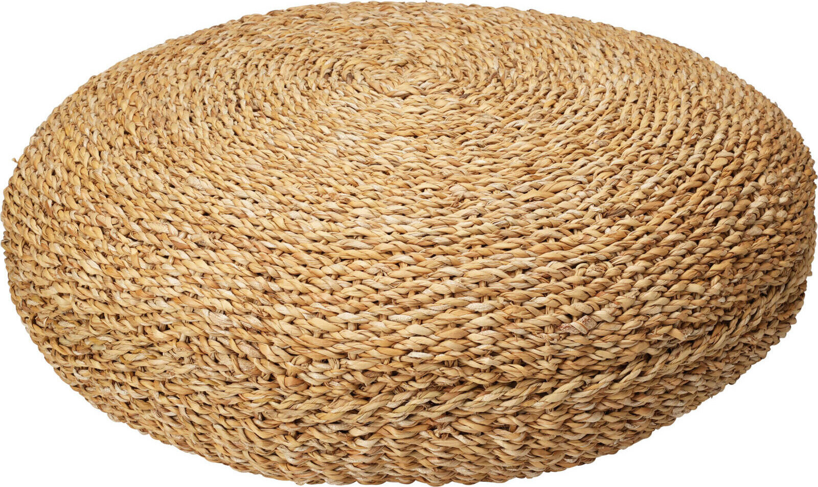 Home Styling Collection Sedací polštář z mořské trávy, průměr 58 cm