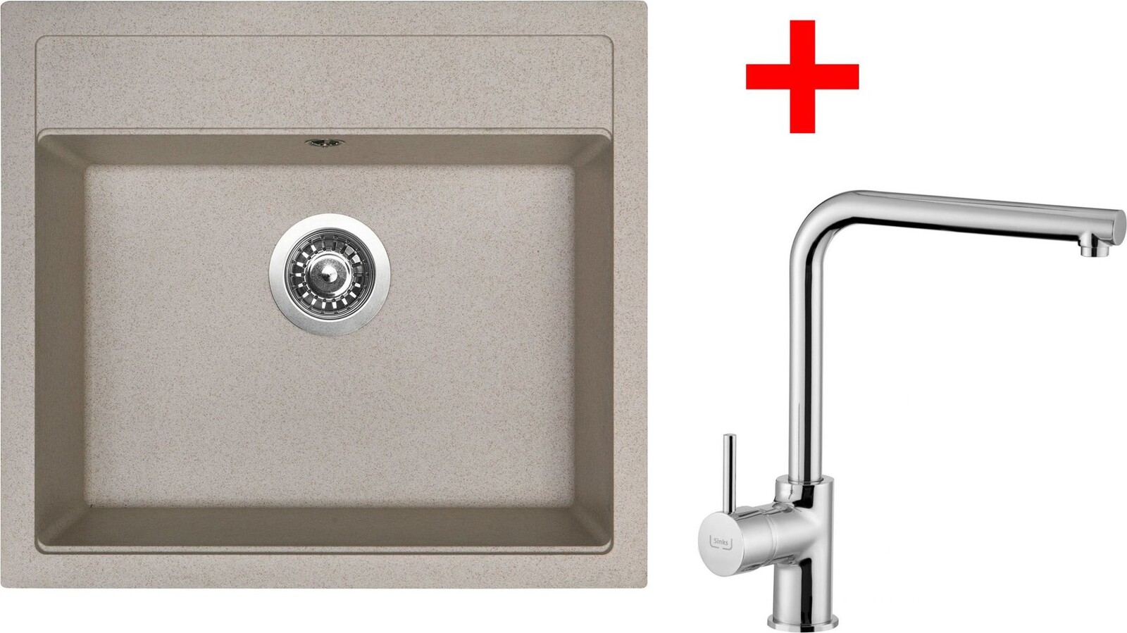 Sinks Solo 560 Avena + Elka lesklý
