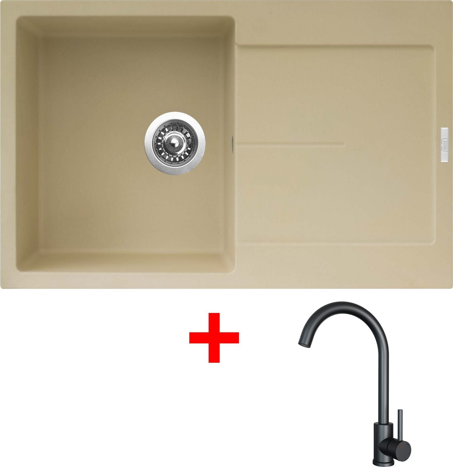 Sinks Ultima 790 Sahara + Arco čierny matný