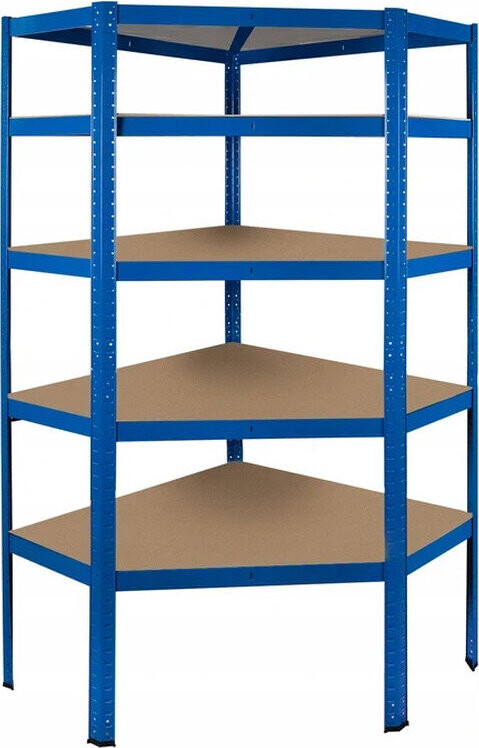 Malatec 13140 Rohový regál s MDF policemi 1800 × 900 × 400 mm, 175 kg