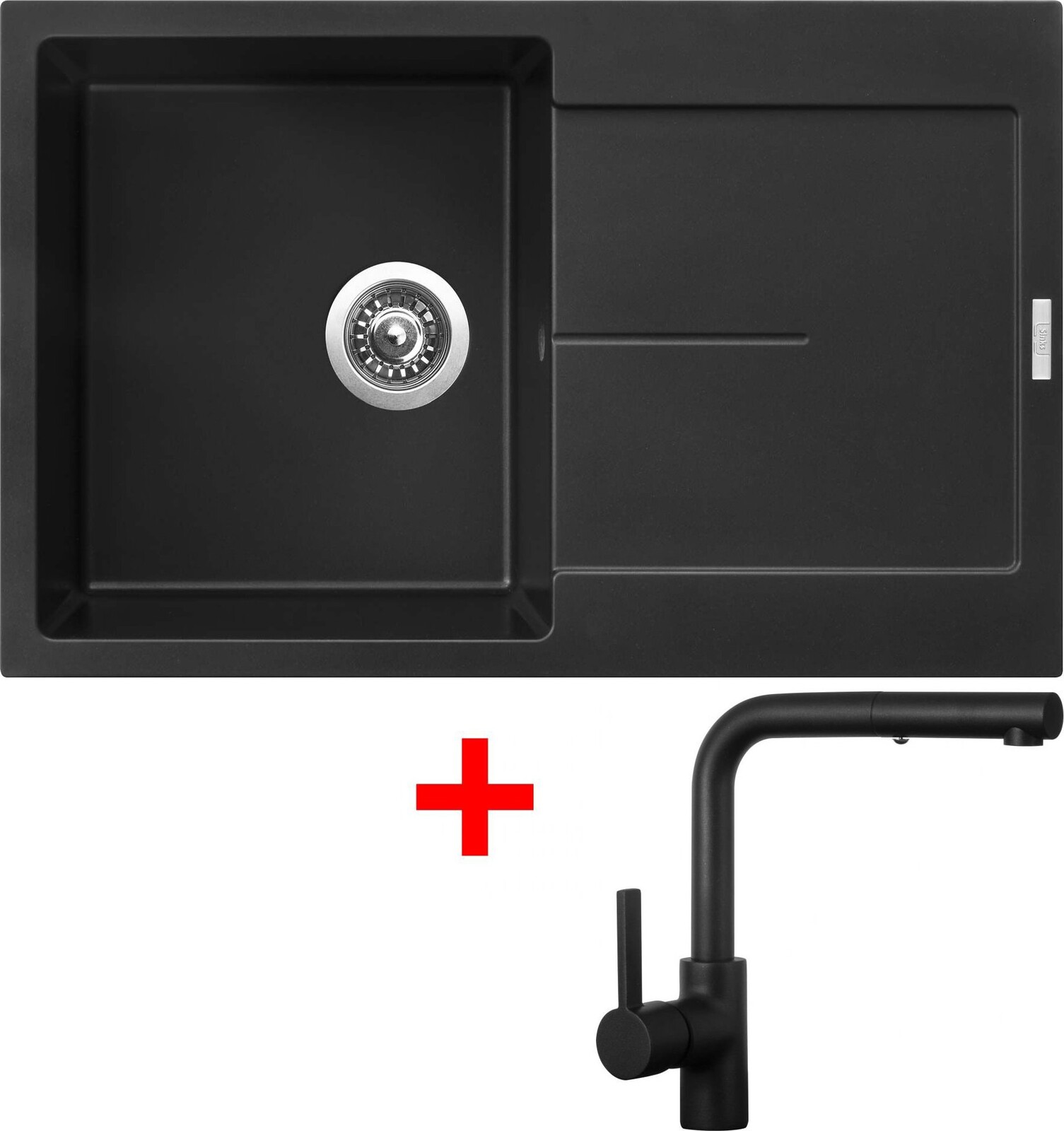 Sinks Ultima 790 Pureblack + Enigma S čierny matný