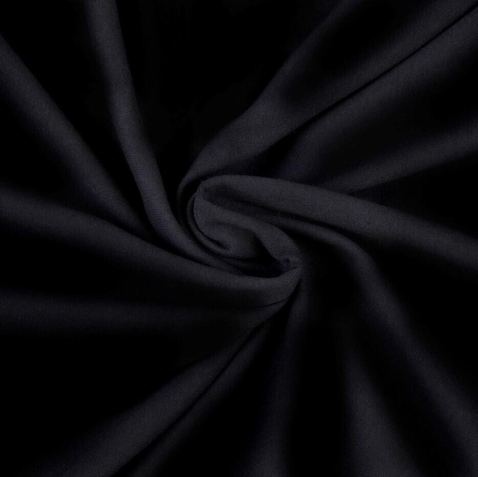 Kvalitex Džersejová plachta na posteľ čierna 160 × 200 cm