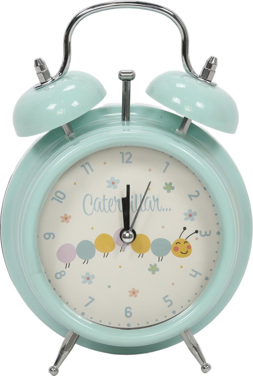 Home Styling Collection Detské stolové hodiny s budíkom na batérie, modré