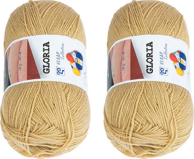 BELLATEX Gloria 50 g set 2 ks - 57094 béžová