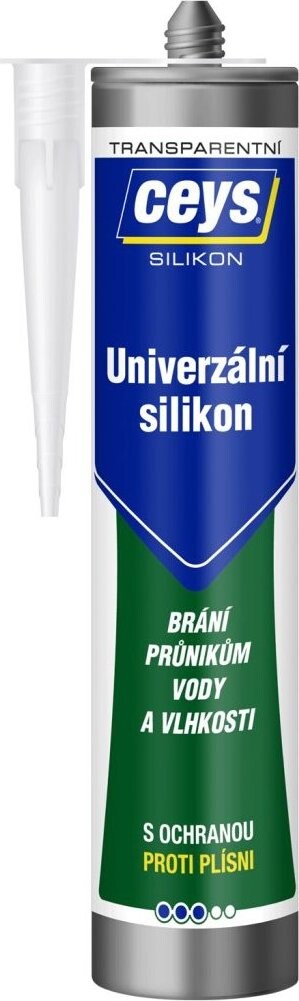 Ceys univerzální silikon 280 ml, transparentní