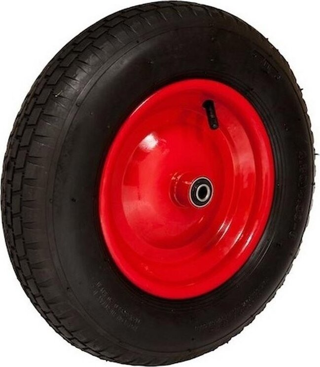 WALTECO Nafukovací kolo, průměr 400 mm, průměr osy 20 mm, nosnost 150 kg