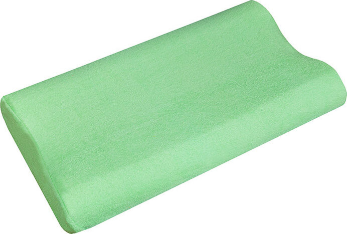 BELLATEX Povlak - anatomický polštář Lux froté 60 × 33 cm, 52 světle zelený