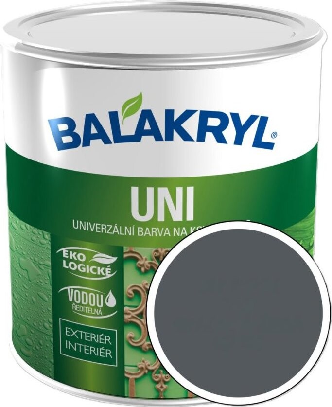 PPG Balakryl Uni Satin 7011, 0,7 kg, ocelově šedá